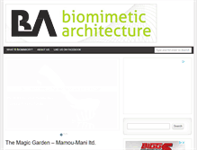 Tablet Screenshot of biomimetic-architecture.com